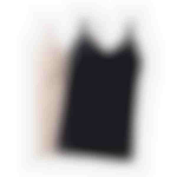 COMFORTOPIA tops in black and beige